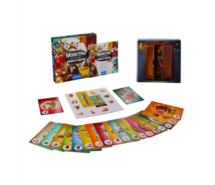 Настольная игра Монстры, к шкафу! Granna (81770)