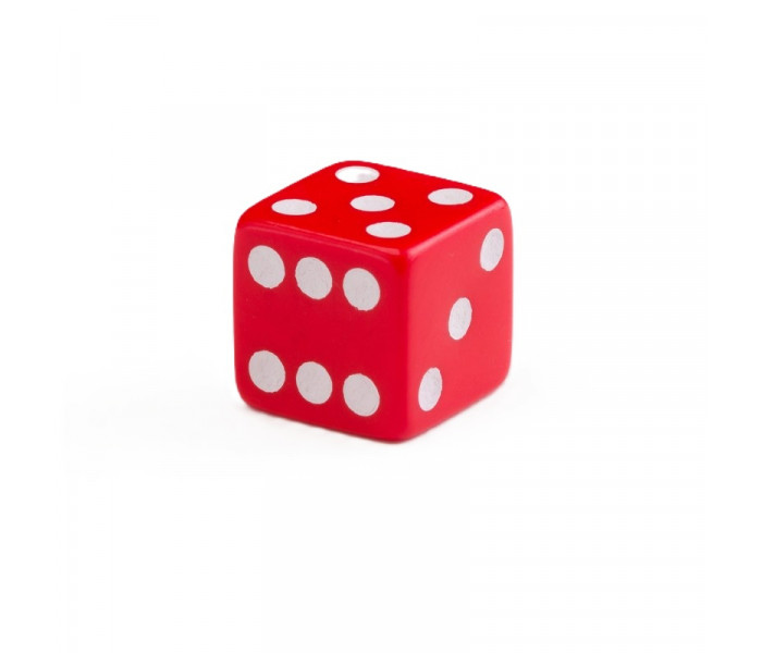 Набор кубиков D6: Red&White. Q WORKSHOP (S20606)