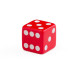 Набор кубиков D6: Red&White. Q WORKSHOP (S20606)