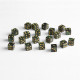 Набор кубиков D6: Bottle green & Gold. Q WORKSHOP (S20603)