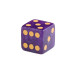 Набор кубиков D6: Shimmering Purple & Gold. Q WORKSHOP (S20605)