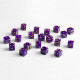 Набор кубиков D6: Shimmering Purple & Gold. Q WORKSHOP (S20605)