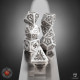 Набір кубиків Tribal Dice Set: Pearl & Brown. Q WORKSHOP (STRB01)