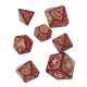 Набір кубиків Shimmering red & Beige. Q WORKSHOP (STRB03)