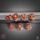 Набір кубиків Shimmering red & Beige. Q WORKSHOP (STRB03)
