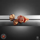 Набір кубиків Shimmering red & Beige. Q WORKSHOP (STRB03)