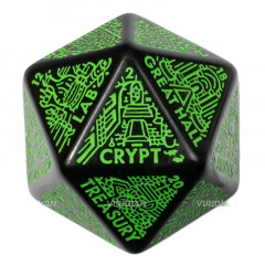 Кубик генератора підземель: Black&Green. Q WORKSHOP (20VDGG02)