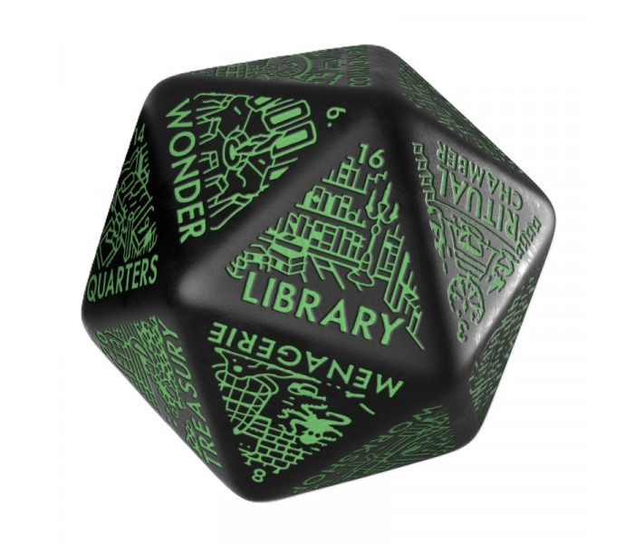 Кубик генератора підземель: Black&Green. Q WORKSHOP (20VDGG02)