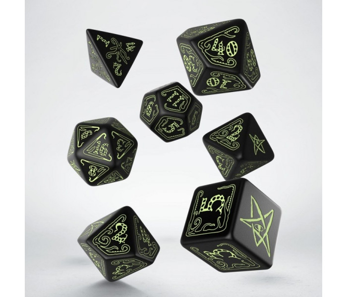 Кубики RPG Call of Cthulhu black & glow-in-the-dark. Q WORKSHOP (SCTH19)