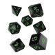 Кубики RPG Classic Runic Classic Runic Dice Set Black & Green. Q WORKSHOP (SCLR21)