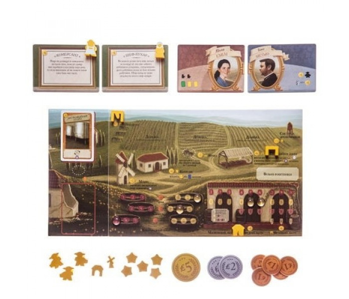 Настольная игра Виноделие: Тоскана. Основное издание-дополнение. Kilogames (KG-2260)