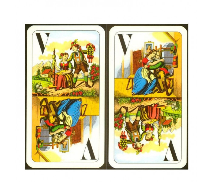 Игральные карты Tarock Ornament, 54 карты. Piatnik (1935)