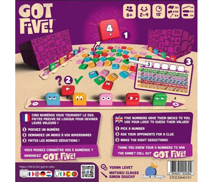 Настільна гра У мене пʼять!(Got Five!). Feelindigo (FI26088)