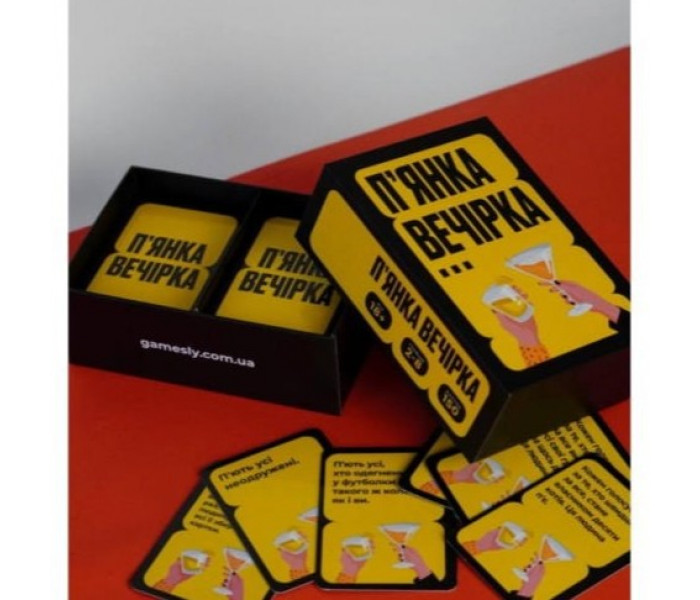Настольная игра Пьяная вечеринка. Gamesly