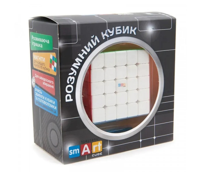 Головоломка умный Кубик магнитный 5х5х5 цветной пластик. Smart Cube (SC505)