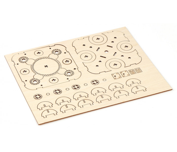 Головоломка квест-бокс DIY Geared Safe Secret Treasure Box Wooden Kit. Eureka (473465) 