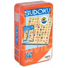 Настольная игра Деревянное судоку в металлической коробке. Cayro (7041)
