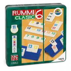 Настольная игра Румми Классик на 6 игроков в металлической коробке. Cayro (759)