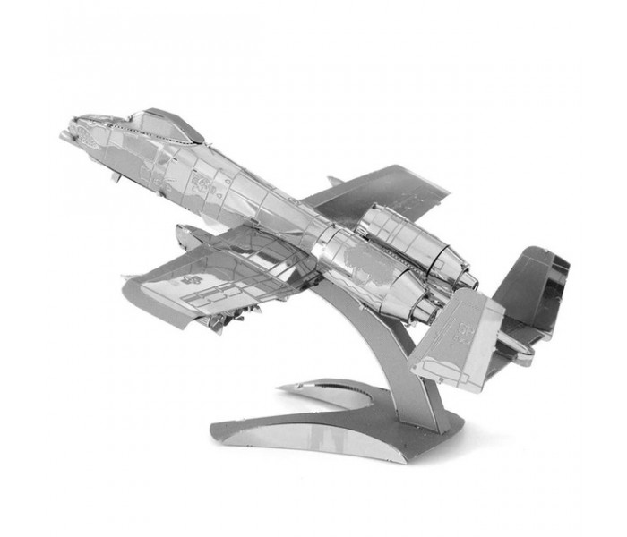 Металлическая сборная 3D модель "Американский штурмовик A-10 Warthog". Metal Earth (MMS109)
