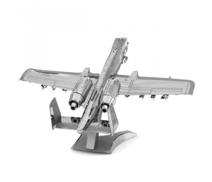 Металлическая сборная 3D модель "Американский штурмовик A-10 Warthog". Metal Earth (MMS109)