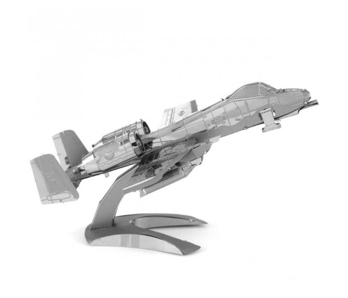Металлическая сборная 3D модель "Американский штурмовик A-10 Warthog". Metal Earth (MMS109)