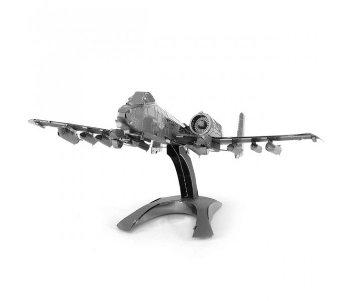 Металлическая сборная 3D модель "Американский штурмовик A-10 Warthog". Metal Earth (MMS109)