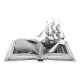 Металева збірна 3D модель книжкова скульптура 