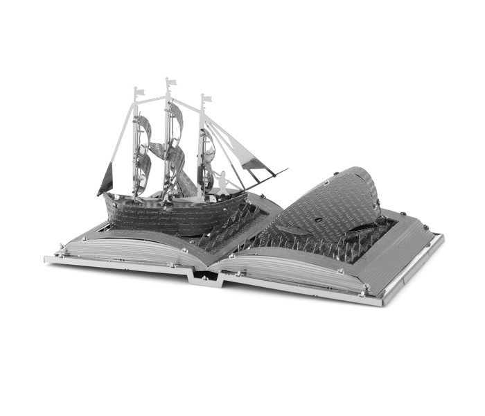Металева збірна 3D модель книжкова скульптура "Moby Dick". Metal Earth (MMS116)