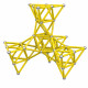 Магнитный конструктор Geomag Masterbox Yellow (192 детали) (606)