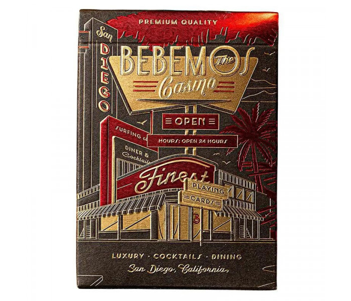 Игральные карты Bebemos Casino Edition. Theory11