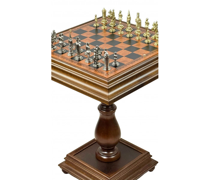 Элитный шахматный стол "Camelot Medium" 55x55 см. Italfama (50M+TAV217+312)