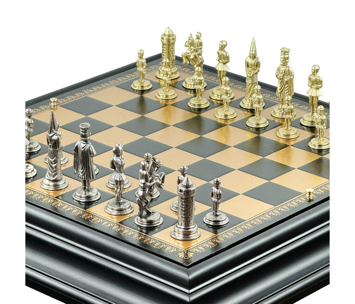 Элитный шахматный стол "Camelot Medio" 55x55 см Italfama (50M+TAV217N+313)