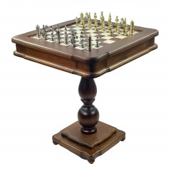 Элитный шахматный стол Camelot Medio 58x58 см Italfama (50M+TAV86BG)