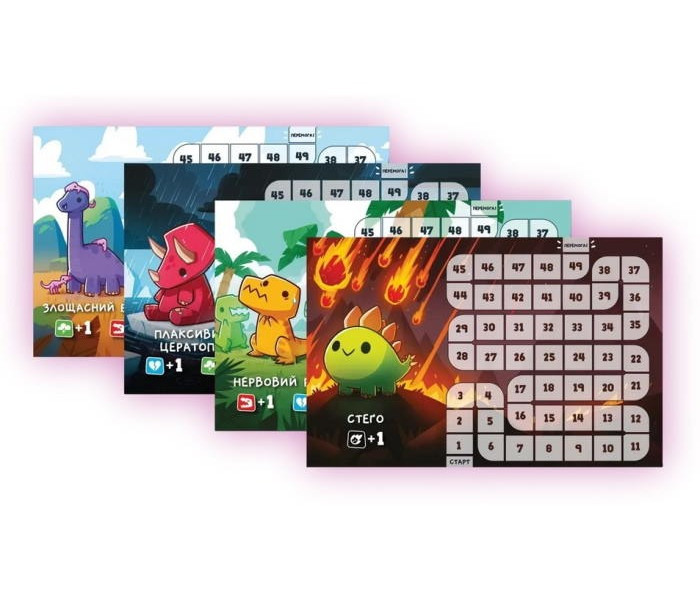 Настільна гра Малі веселі динозаври. Geekach Games (GKCH0284)