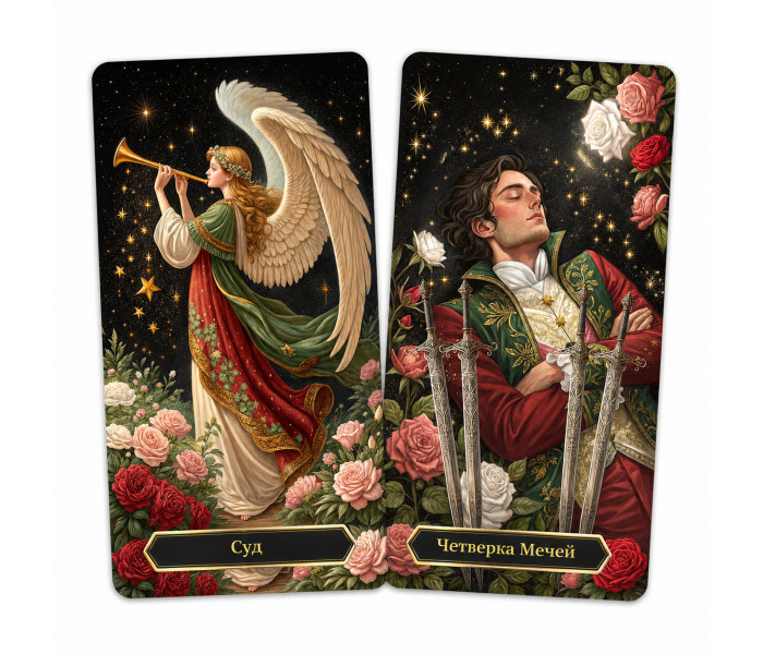 Таро "Нічні Троянди" - Night Roses Tarot (UA)