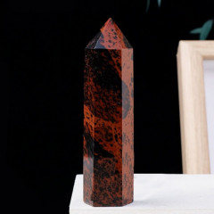 Кристал Коричневий обсидіан висота 6-7см. (9170248)