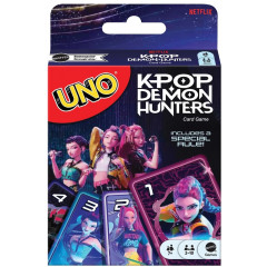 Настольная игра Уно KPop Demon Hunters (UNO KPop Demon Hunters). Mattel (JRV01)