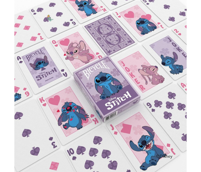Игральные карты Disney Stitch Purple