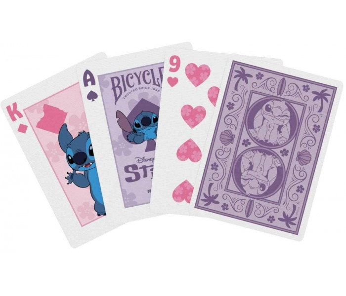 Игральные карты Disney Stitch Purple