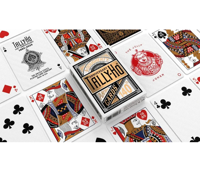 Игральные карты Tally-Ho 140th Anniversary Metaluxe