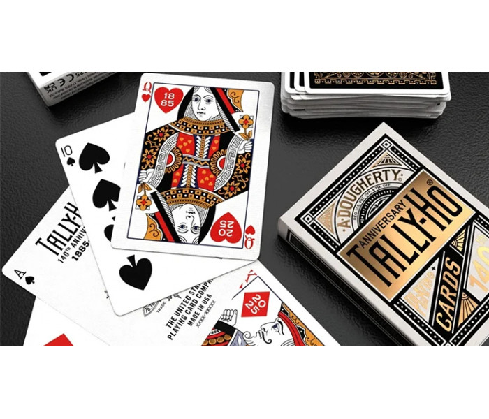 Игральные карты Tally-Ho 140th Anniversary Metaluxe