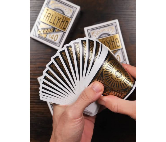 Игральные карты Tally-Ho 140th Anniversary Metaluxe