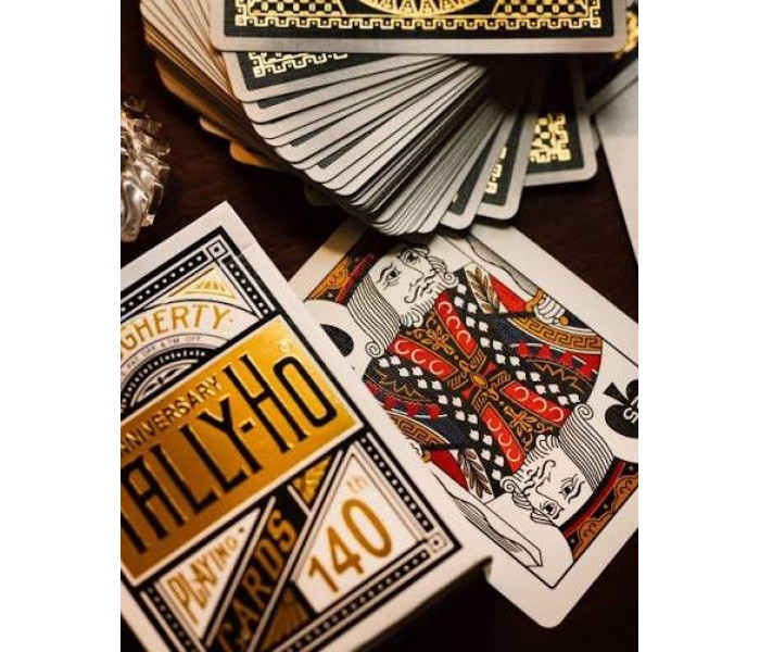 Игральные карты Tally-Ho 140th Anniversary Metaluxe