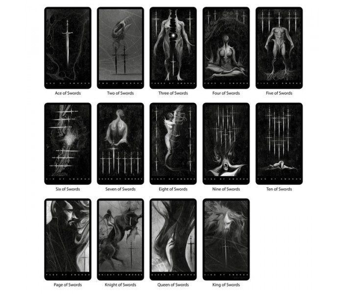 Чёрное Таро - Black Tarot by Victoria Iva. China (9420391)