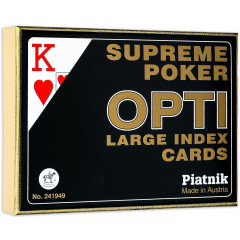 Игральные карты Opti Poker с 2 большими индексами, 55 карт. Piatnik (1419)