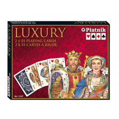 Игральные карты Luxury, 2 колоды по 55 карт. Piatnik (2167)