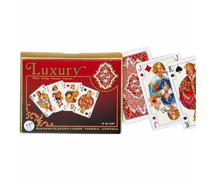 Игральные карты Luxury, 2 колоды по 55 карт. Piatnik (2167)