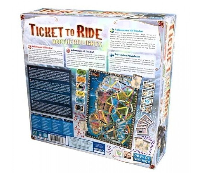 Настільна гра Квиток на потяг: Північне сяйво (Ticket to Ride: Northern Lights). Days of Wonder (DOW720937)