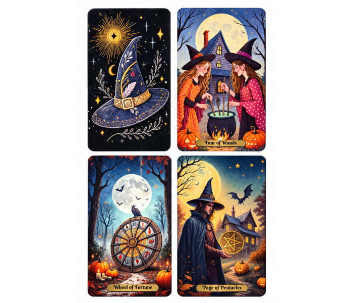 Таро Відьомської Ночі Гелловіну - Halloween Witching Night Tarot (EN)