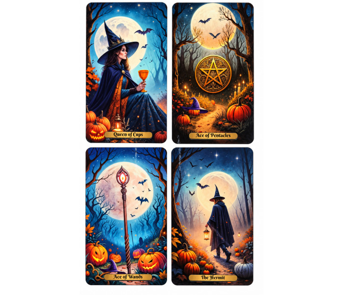 Таро Відьомської Ночі Гелловіну - Halloween Witching Night Tarot (EN)